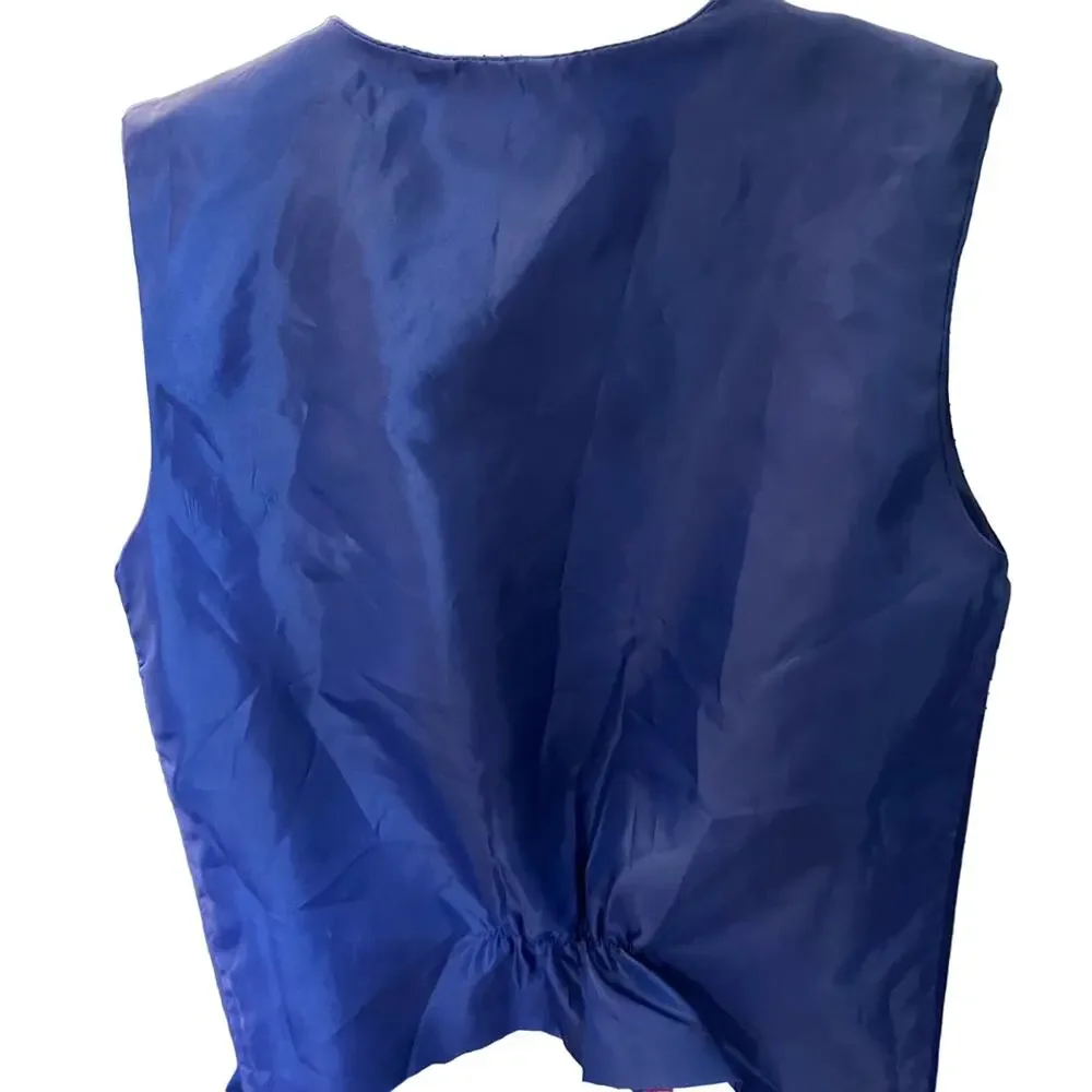 Vest & Tie boys set Royal Blue size 12 / 14 Large perfect for special event